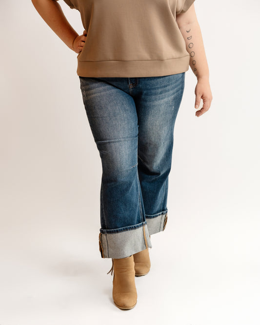 27" HR Cuffed Straight Leg by Risen