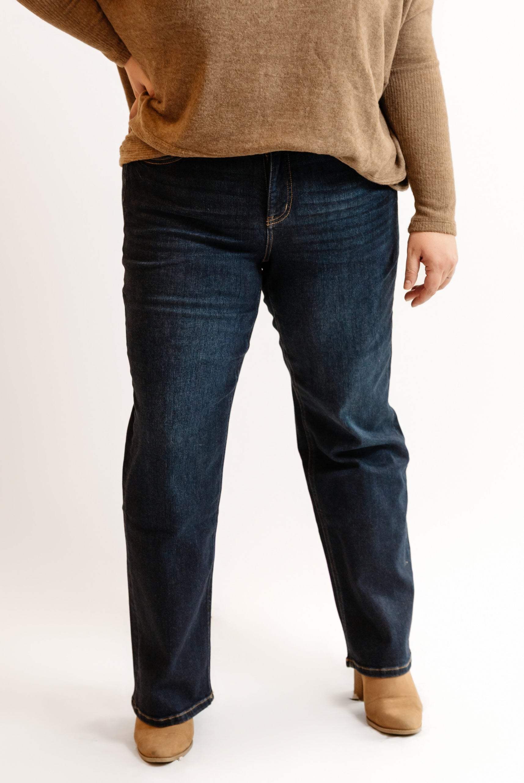32" RFM High Rise Slim Wide Leg