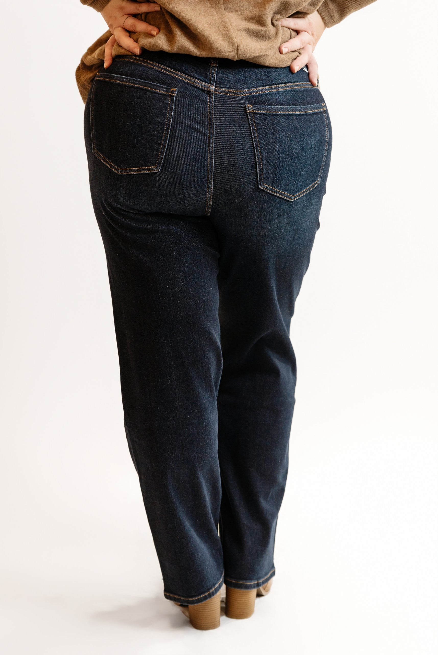 32" RFM High Rise Slim Wide Leg