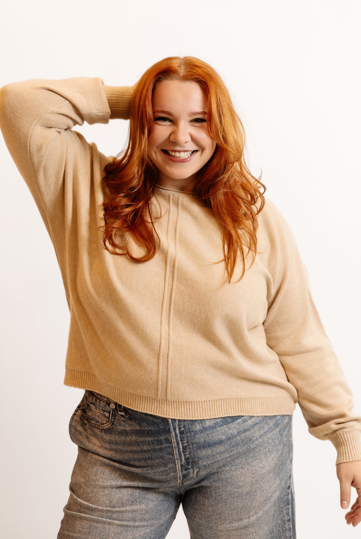 Front Seam Sweater