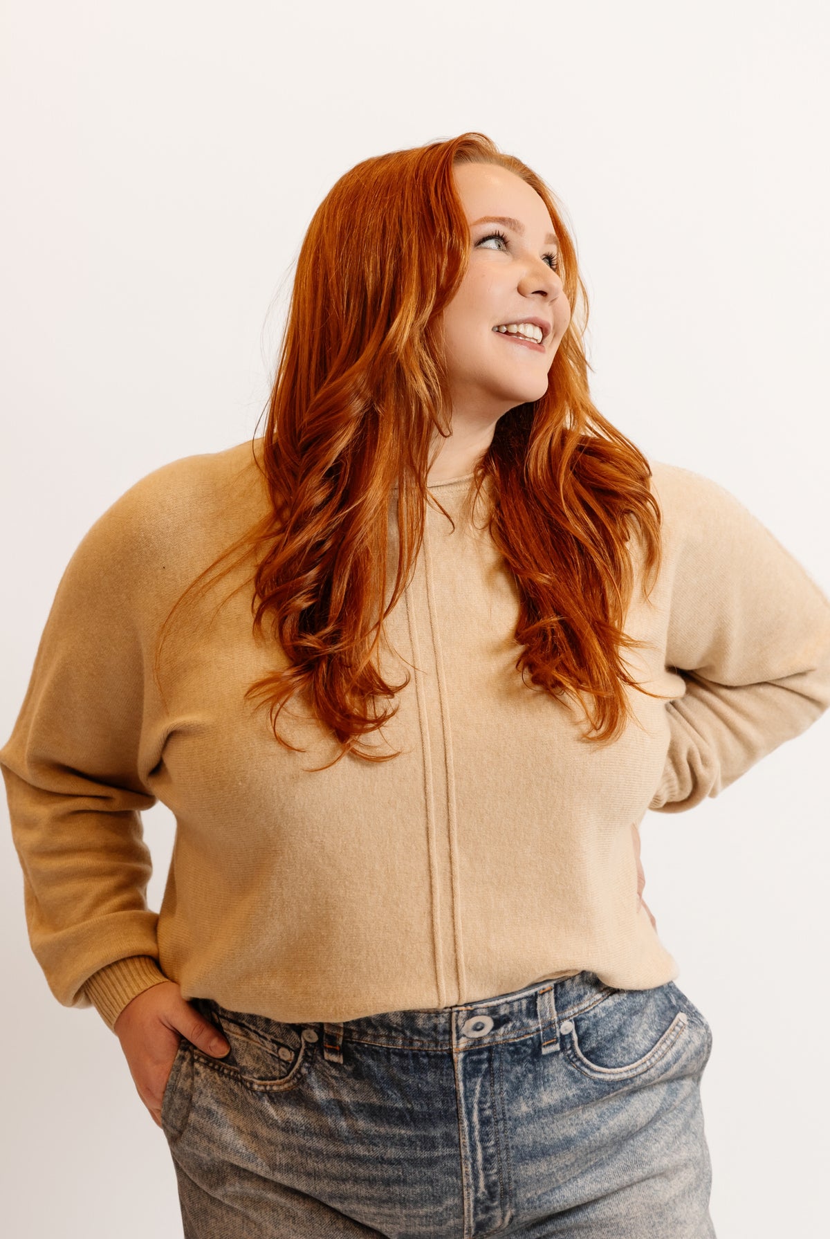 Front Seam Sweater