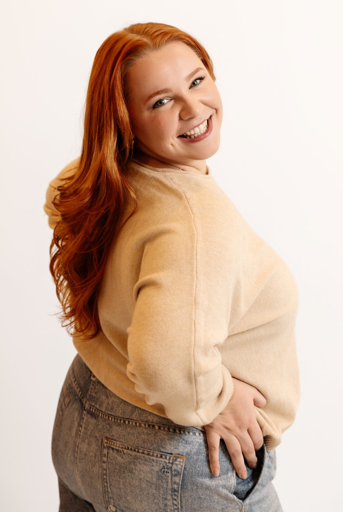 Front Seam Sweater