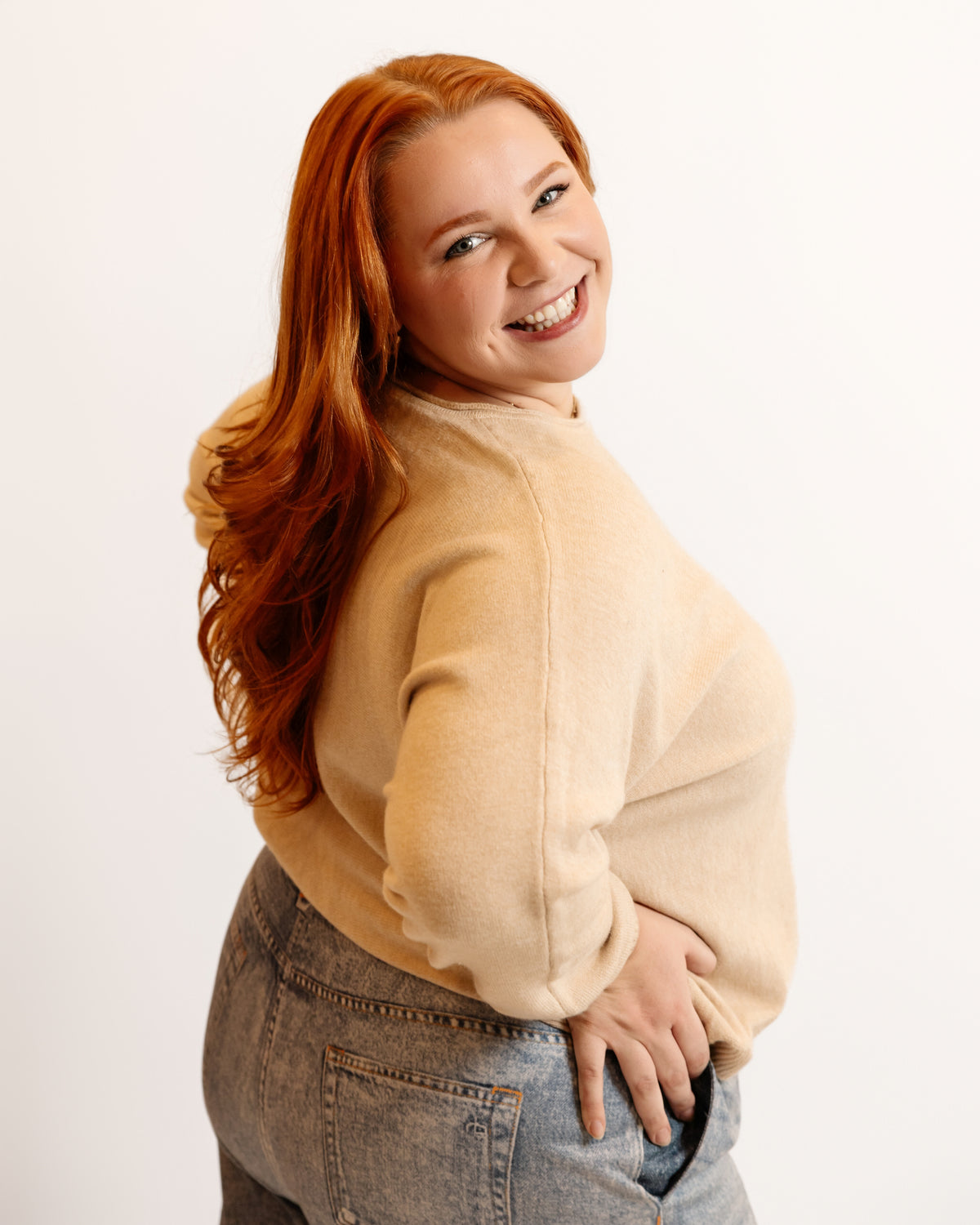 Front Seam Sweater