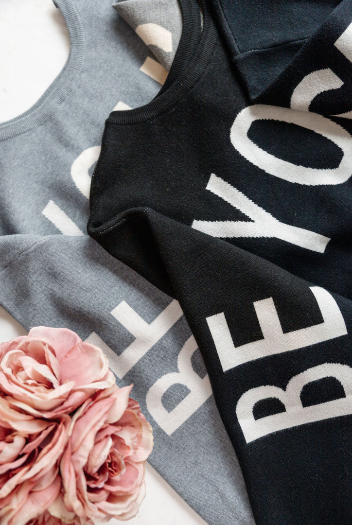 Be Your Self Cropped Sweater
