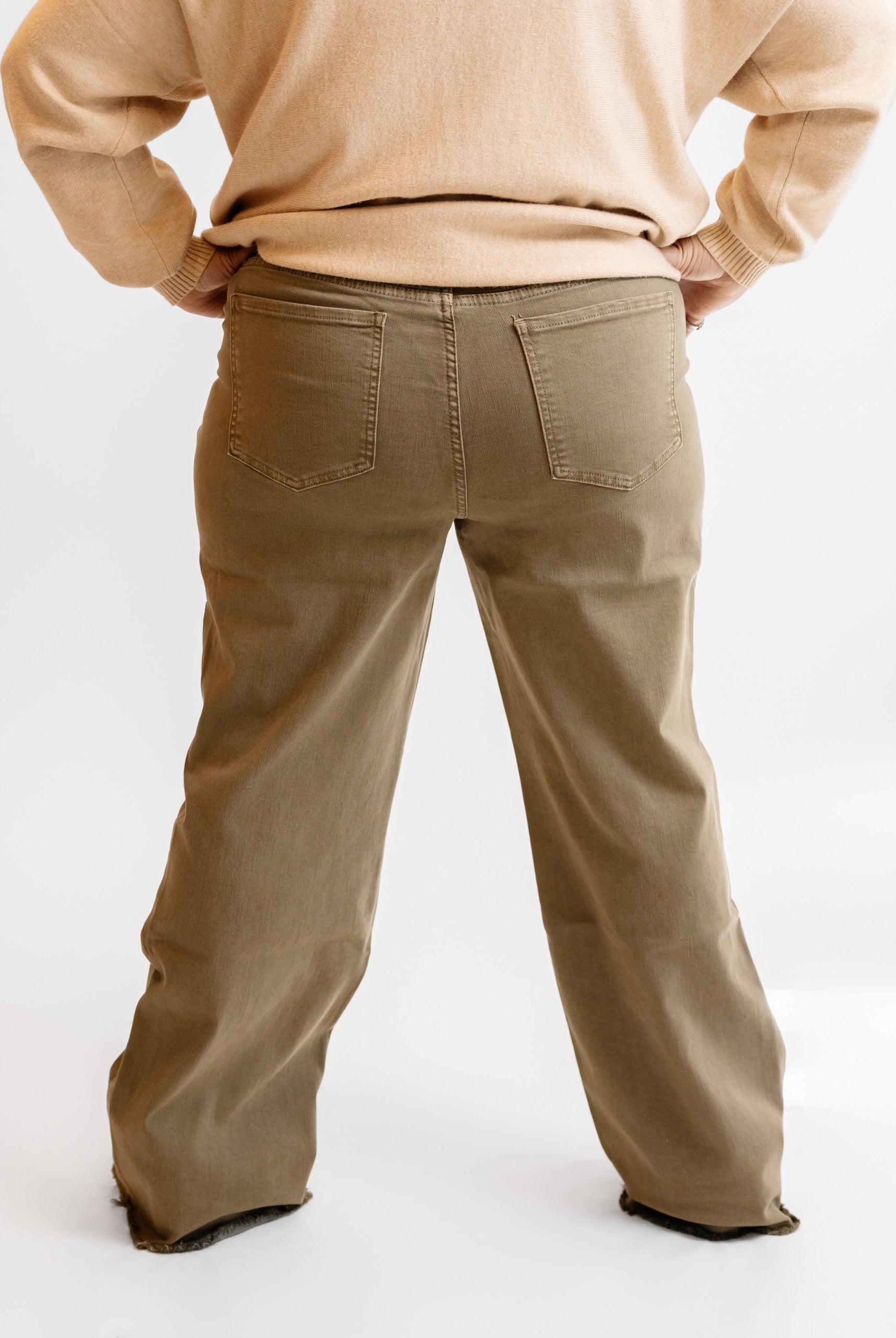 32" RFM HR Dyed Frayed Wide Leg