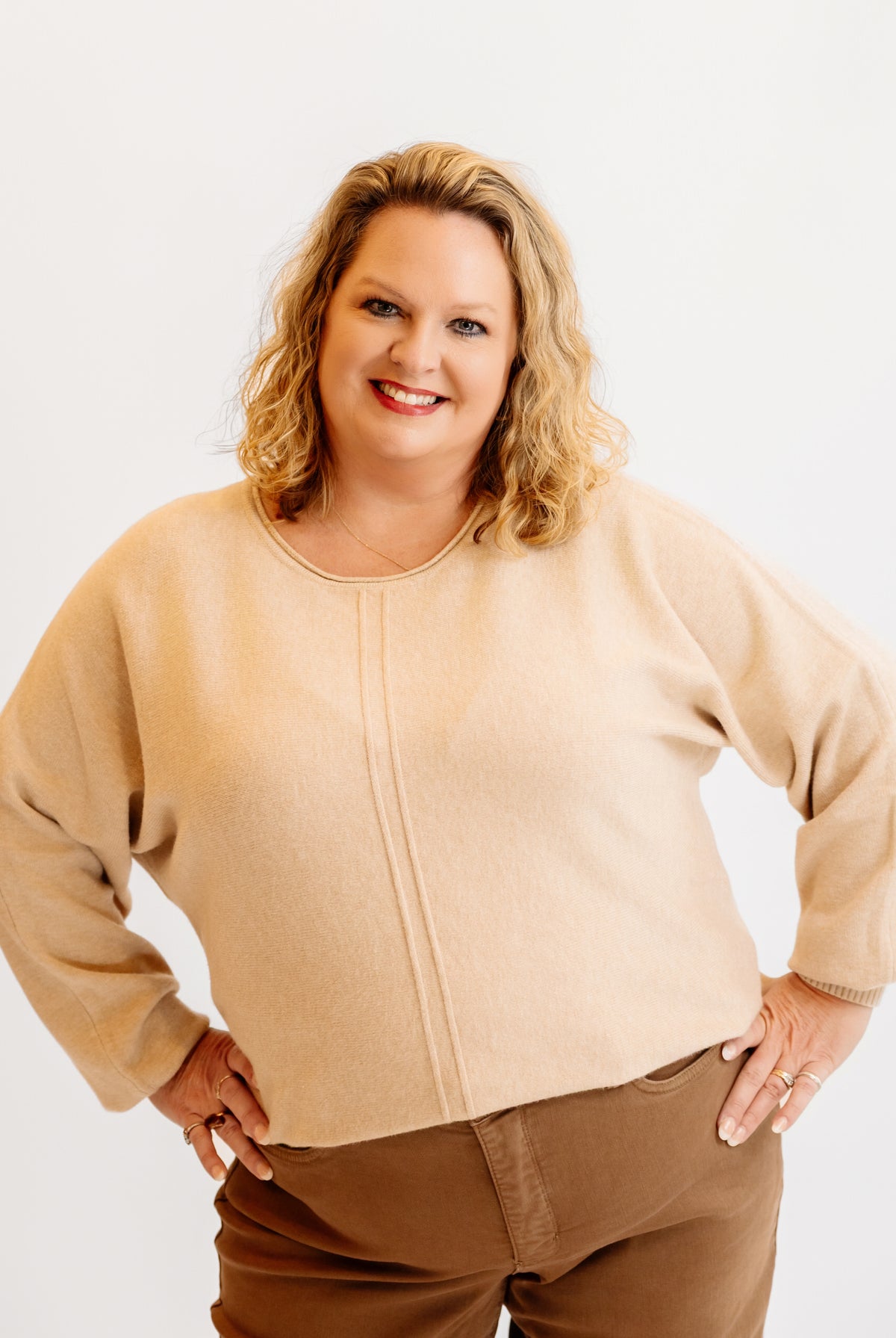 Front Seam Sweater