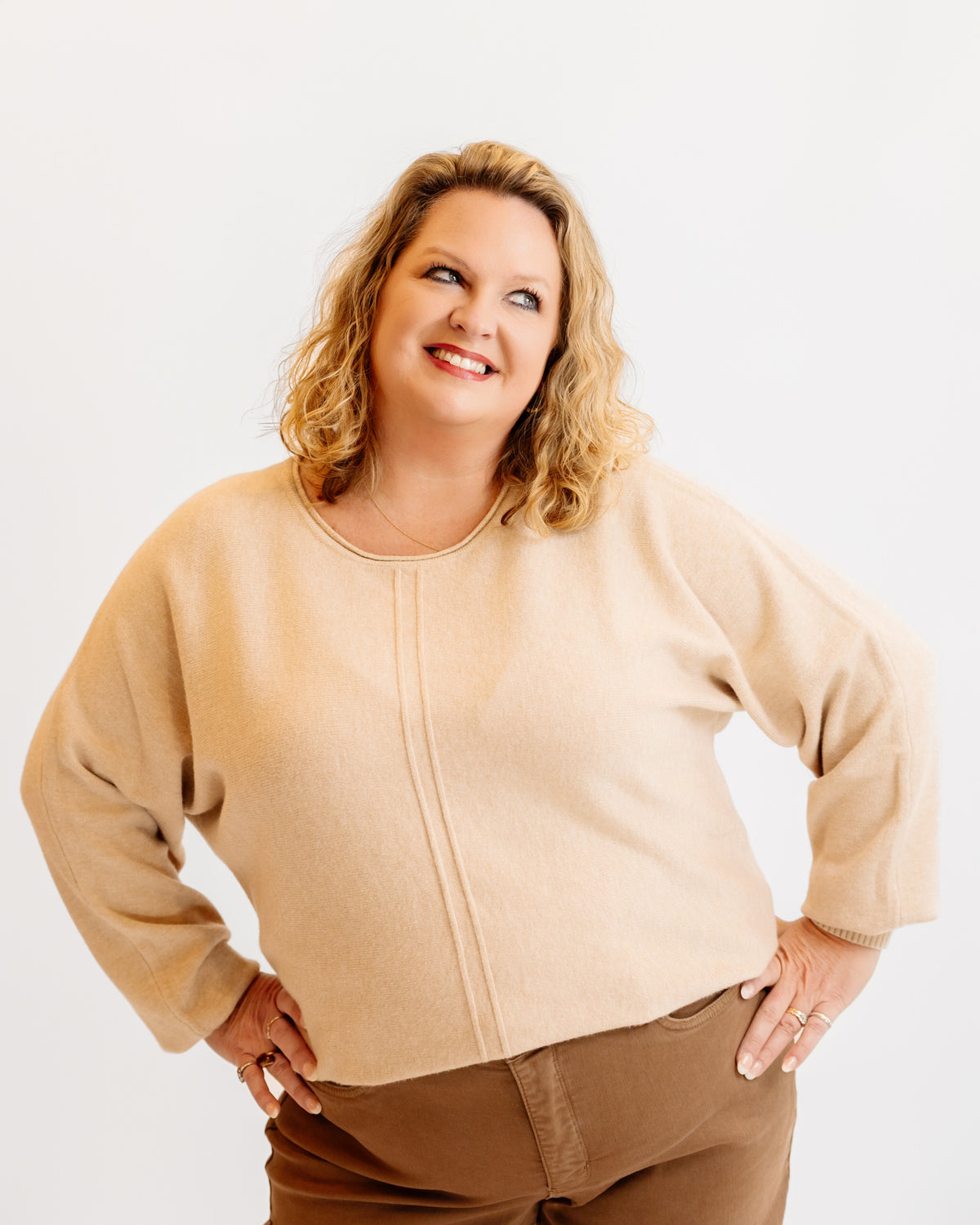 Front Seam Sweater