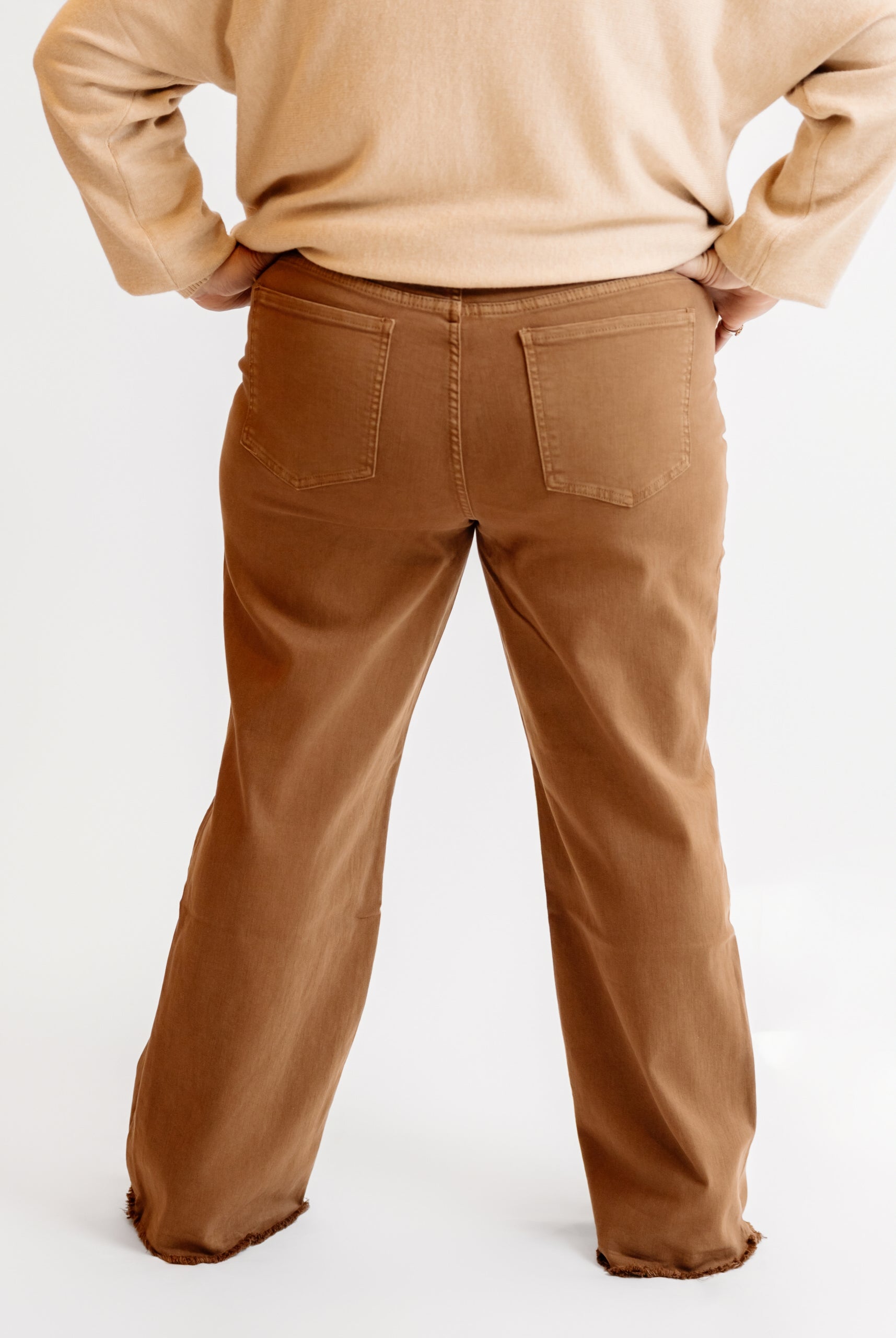 32" RFM HR Dyed Frayed Wide Leg
