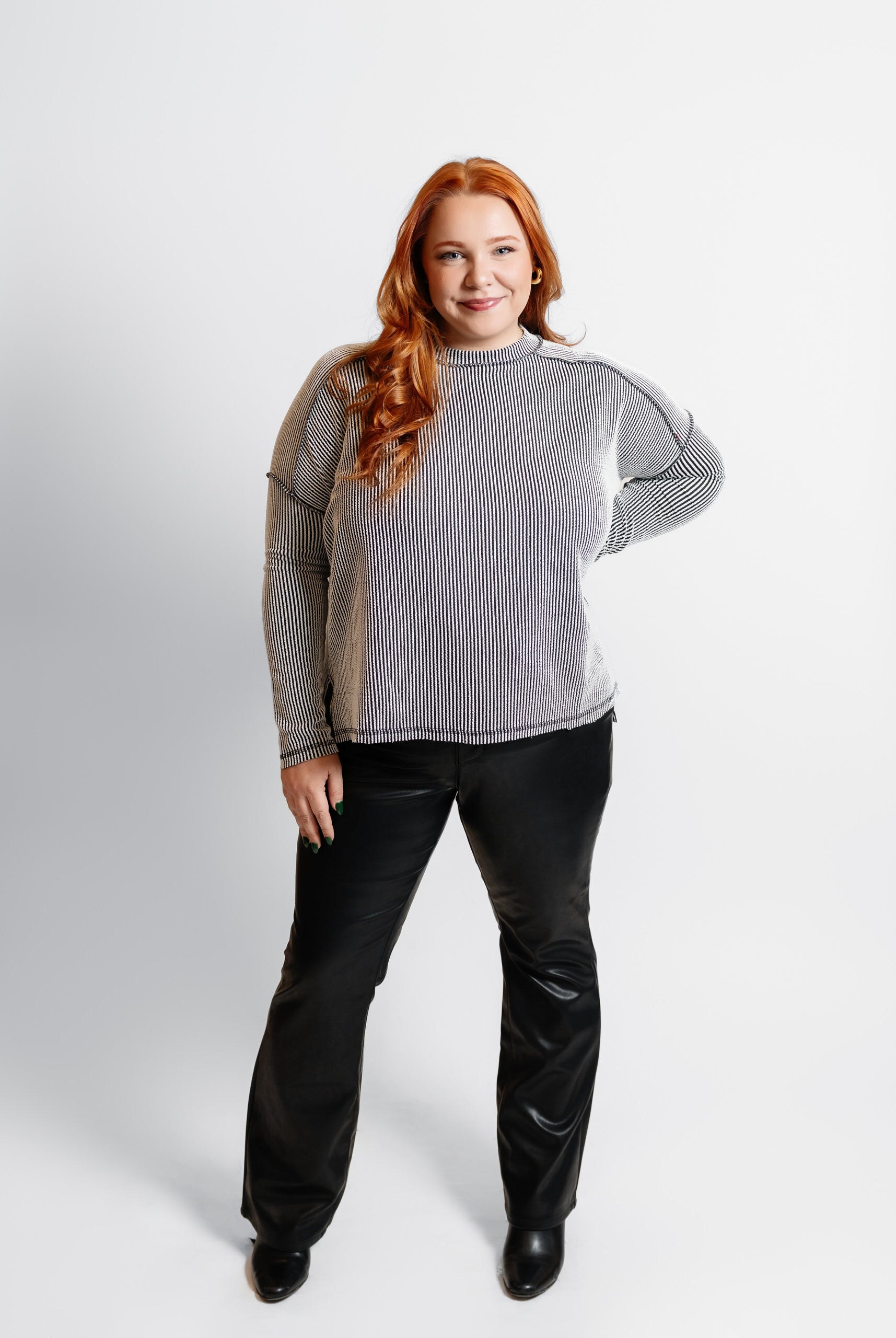 Judy Blue HW Tummy Control Leather Bootcut