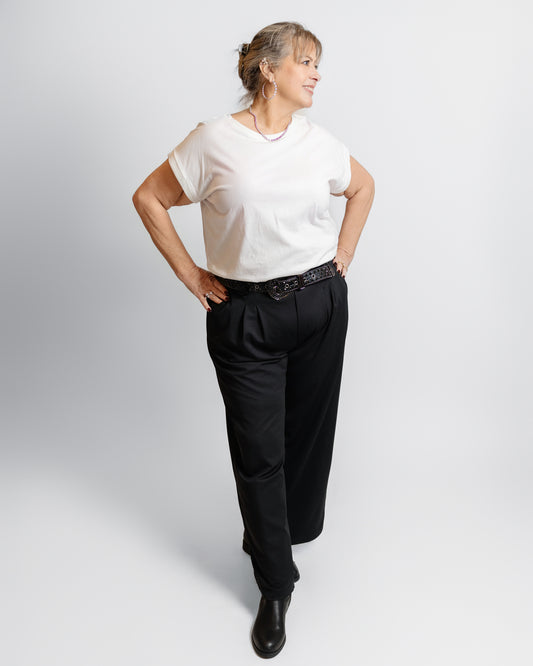 30" Pull-On Wide Leg Trouser