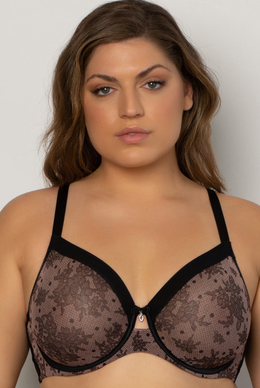 Bette Unlined Mesh Full Coverage Underwire Bra