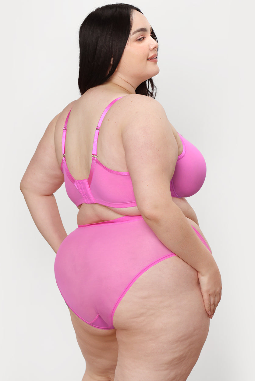 Dolly Unlined Mesh Full Coverage Underwire Bra