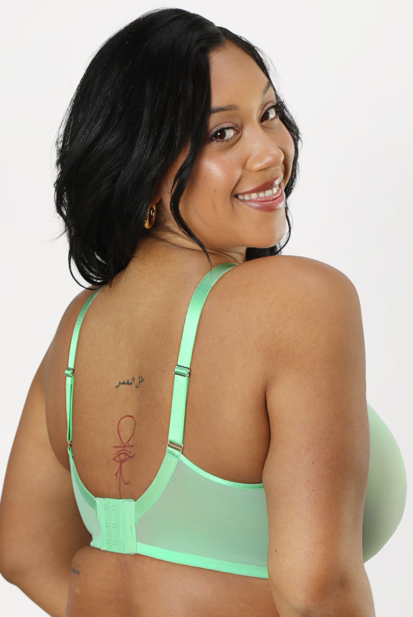 Grace Unlined Mesh Full Coverage Underwire Bra