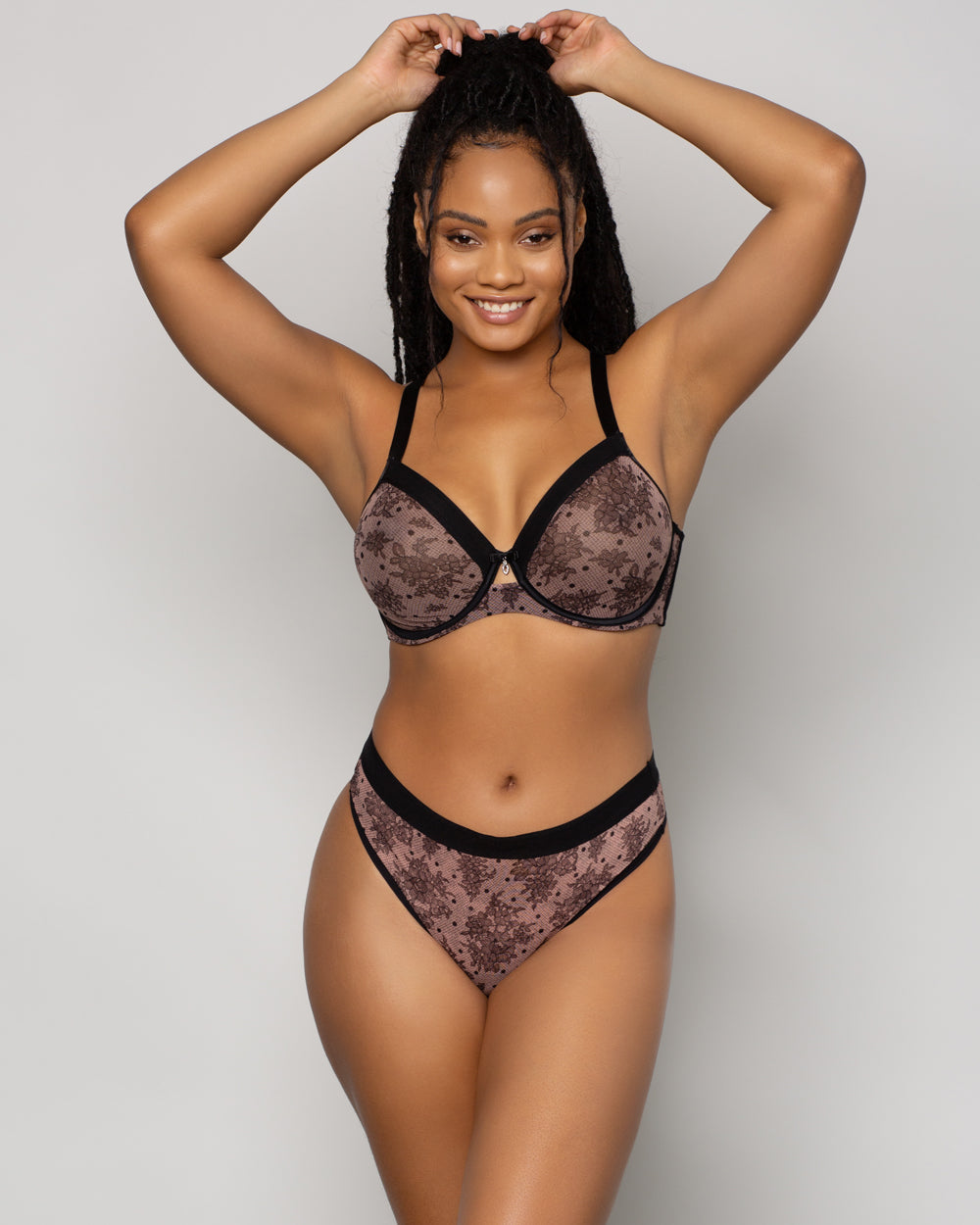Bette Unlined Mesh Full Coverage Underwire Bra