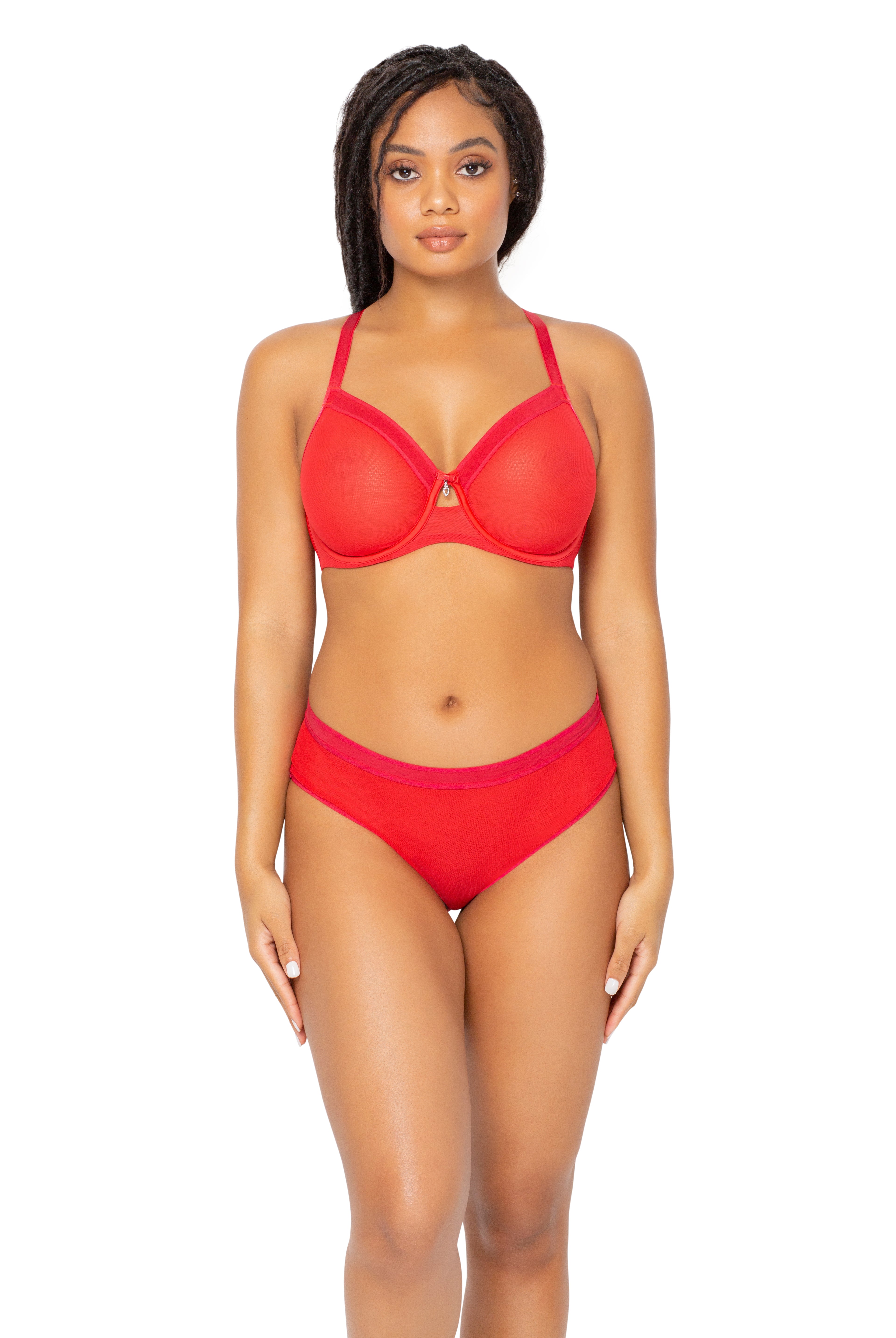 Dorothy Unlined Mesh Full Coverage Underwire Bra