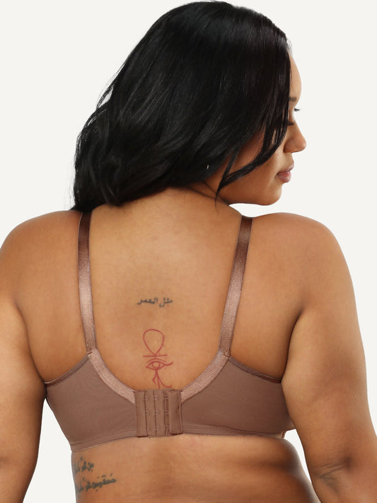 Maya Unlined Opaque Full Coverage Underwire Bra