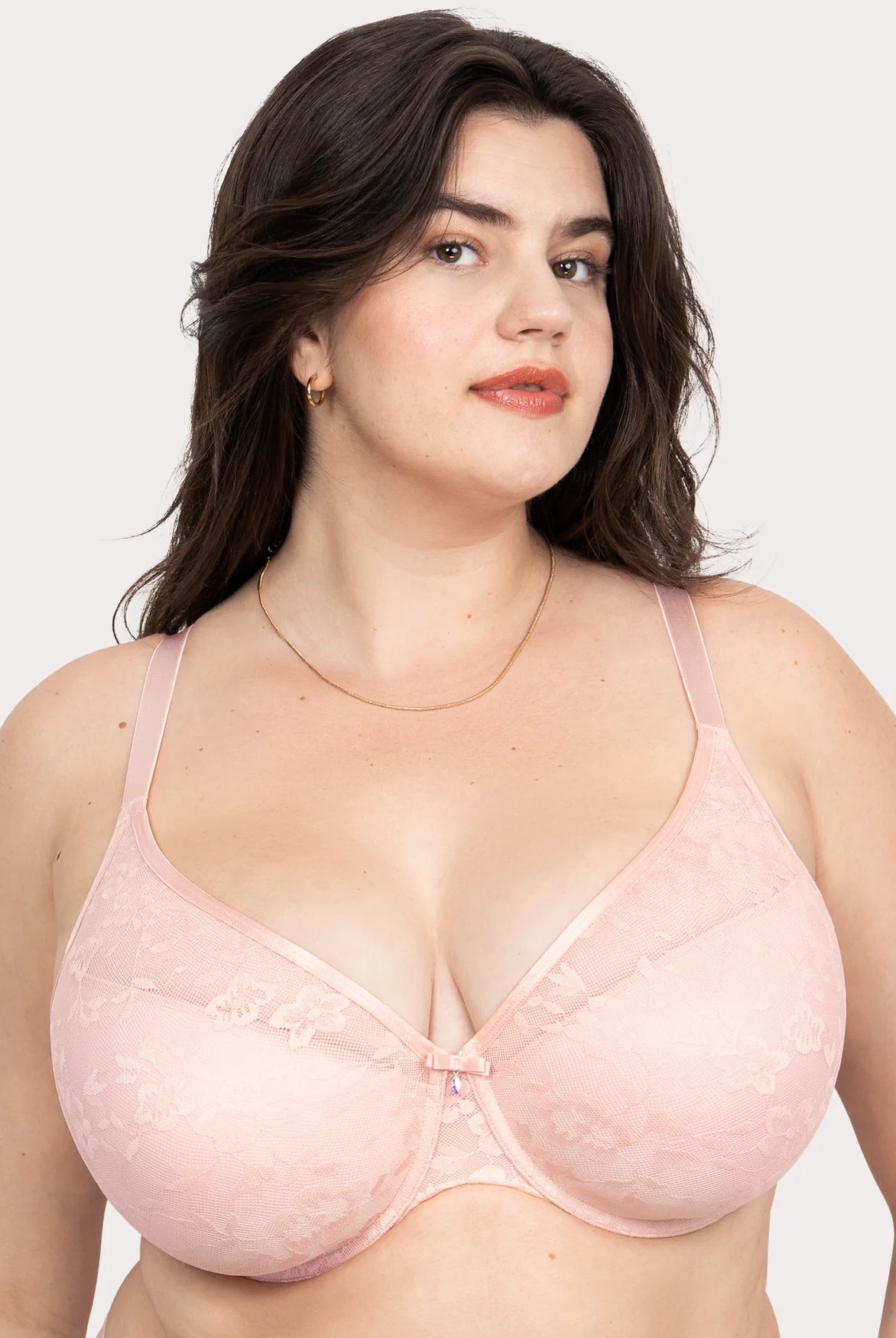 Ada No-Show Lace Plunge T-Shirt Bra