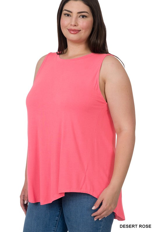 LUXE Round Neck sleeveless top