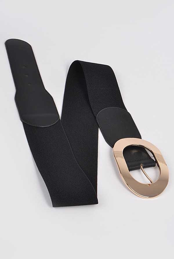Oval Buckle Plus Size Belt