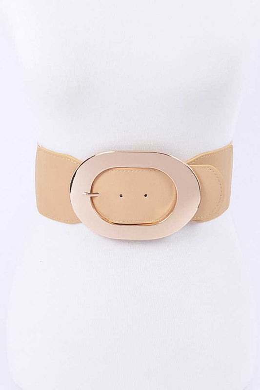 Oval Buckle Plus Size Belt