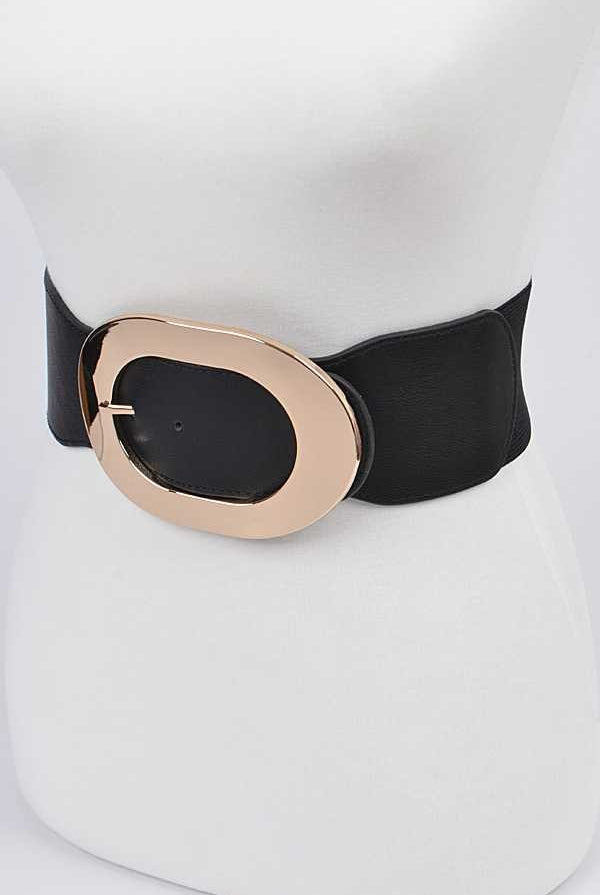 Oval Buckle Plus Size Belt