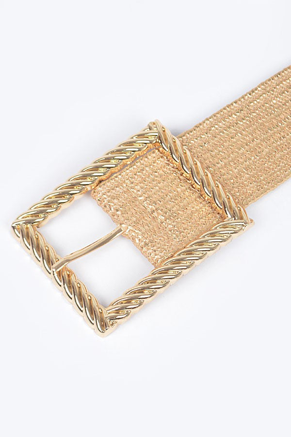 Metallic Stretch Belt