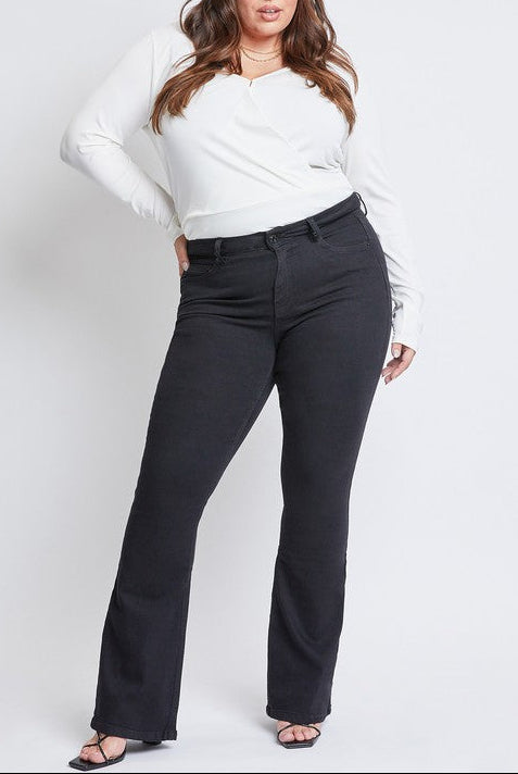 33" Mid-Rise Contour Black Bootcut by Royalty