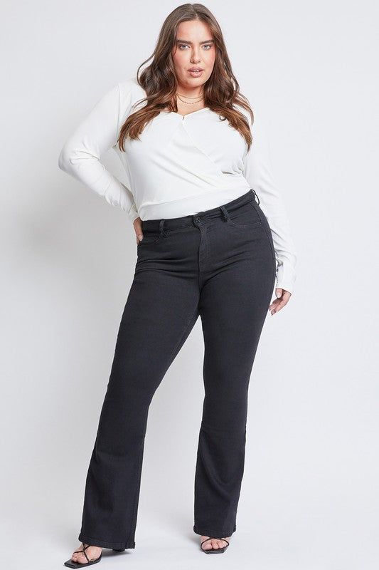 33" Mid-Rise Contour Black Bootcut by Royalty