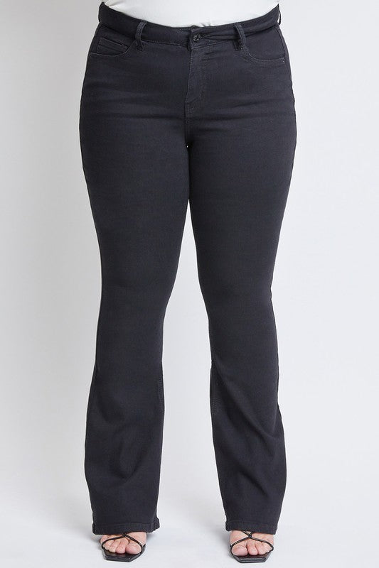 33" Mid-Rise Contour Black Bootcut by Royalty