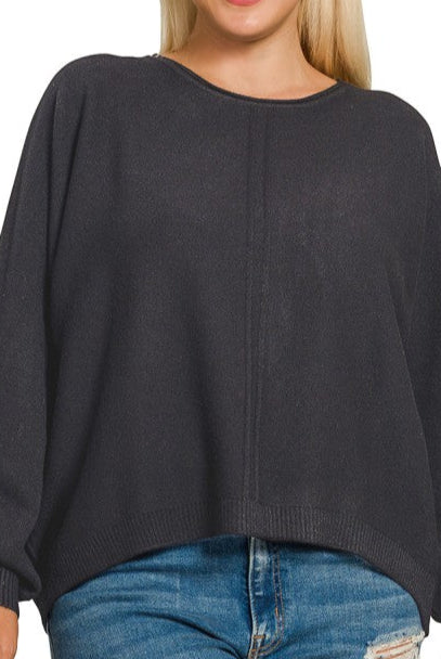 Front Seam Sweater