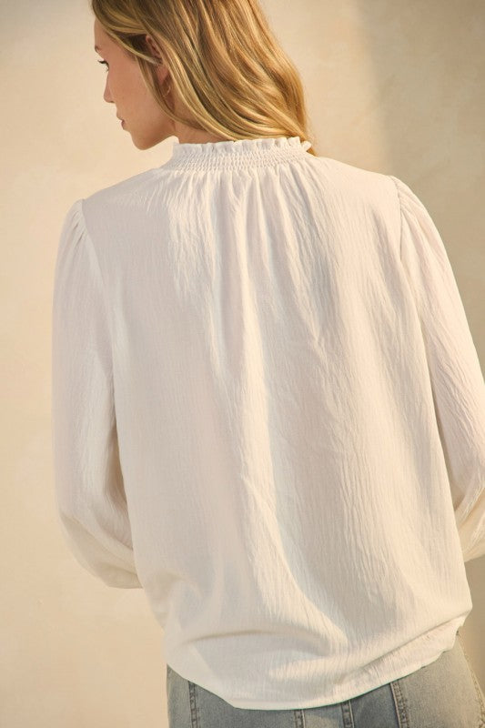 Sugar Smocked Blouse