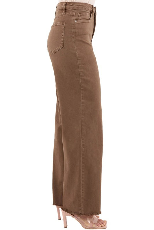 32" RFM HR Dyed Frayed Wide Leg