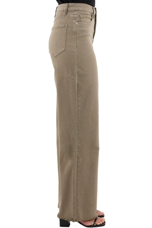 32" RFM HR Dyed Frayed Wide Leg