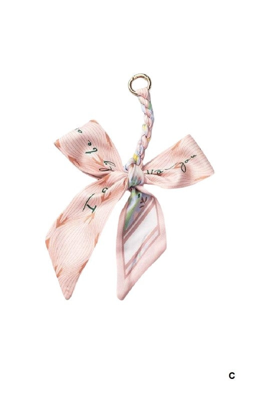 Purse Keychain Scarf Charm