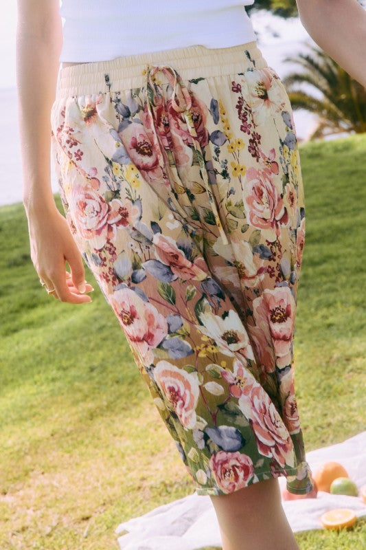 Floral Bouquet Culottes