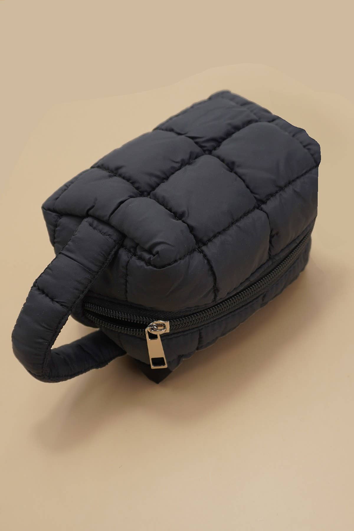 Quilted Makeup Tote