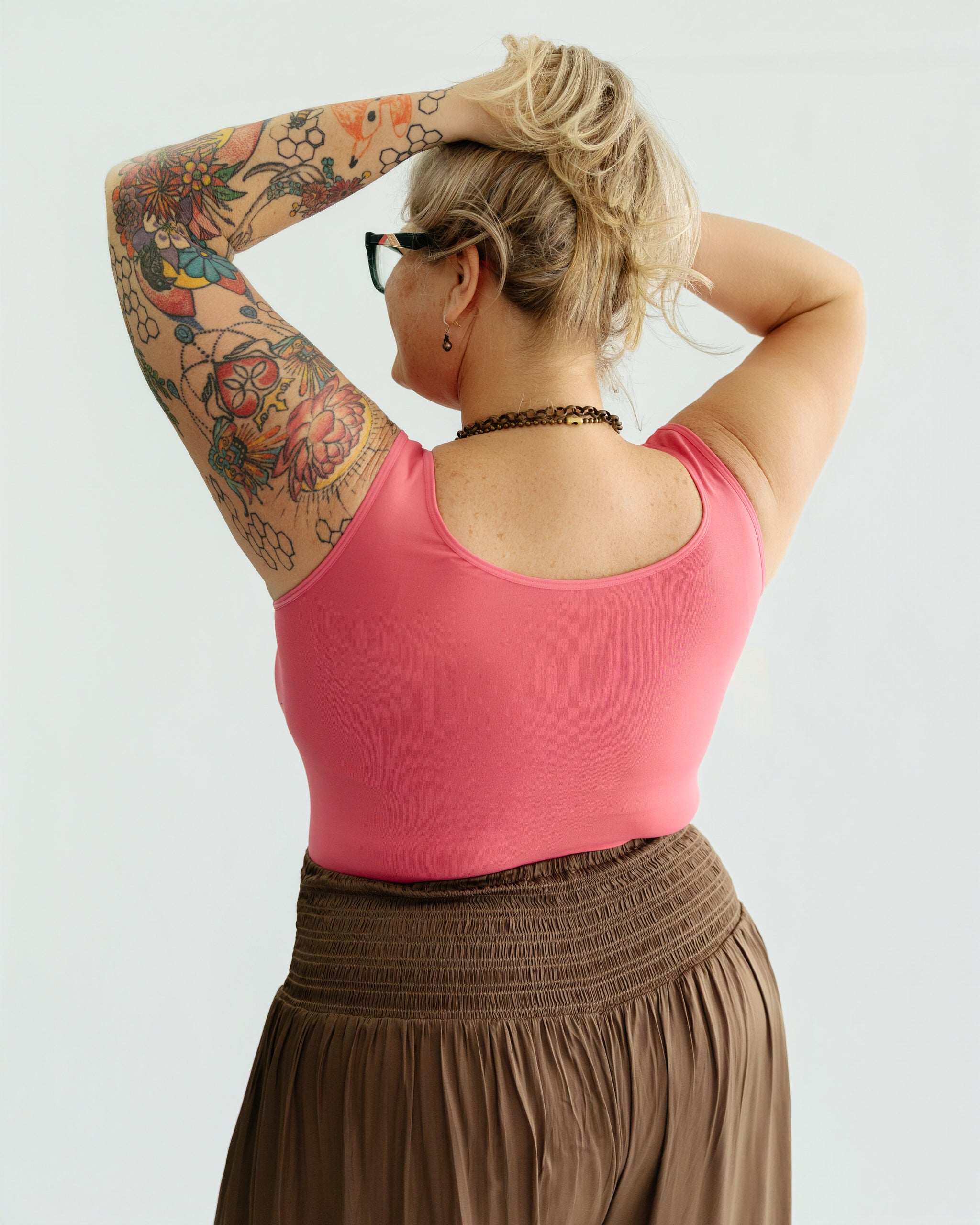 Smocked Waist Palazzo Pant