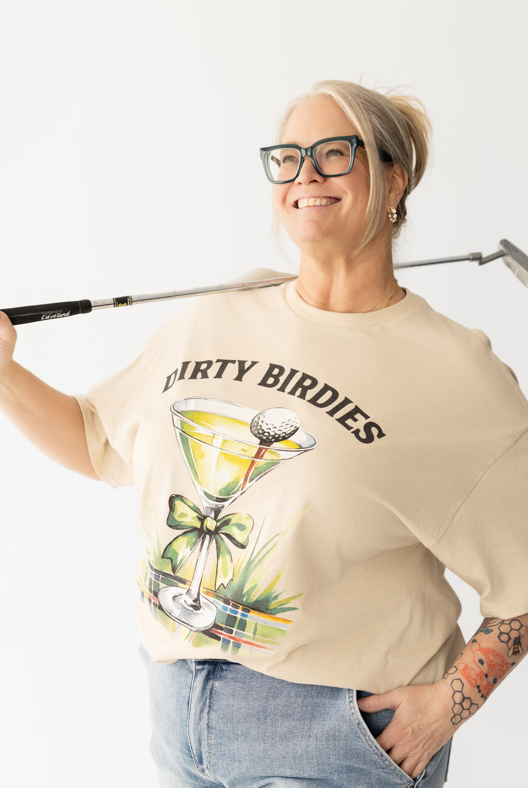 Dirty Birdies Martini Tee