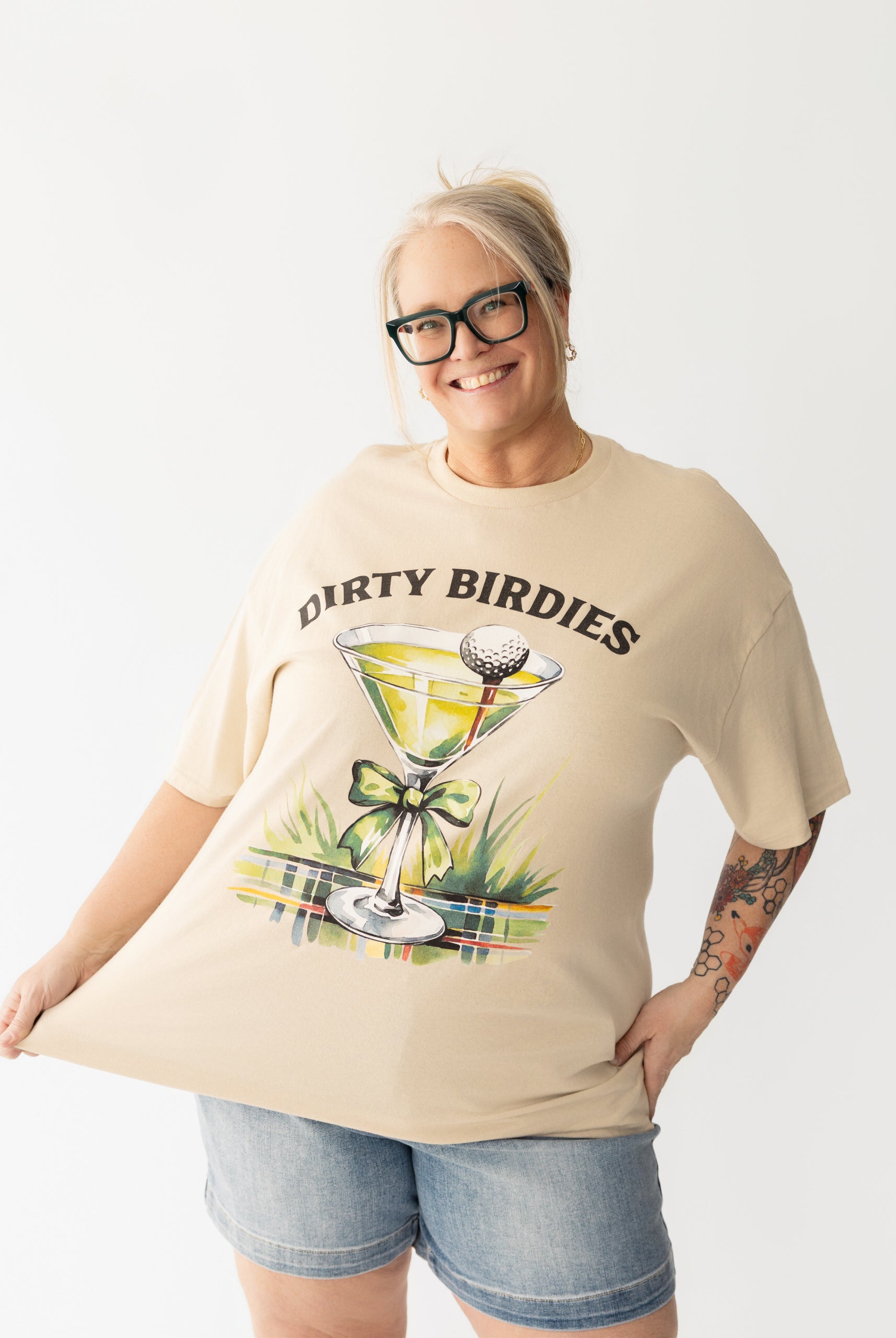 Dirty Birdies Martini Tee