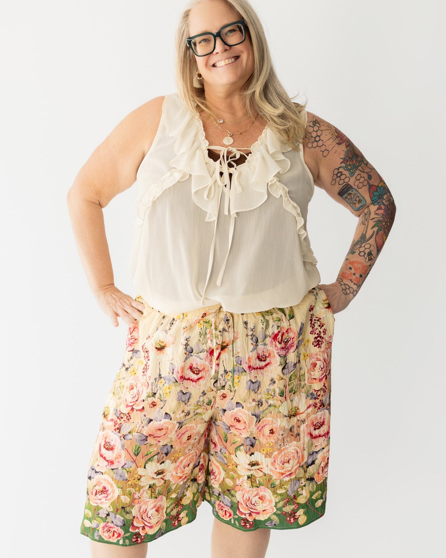 Floral Bouquet Culottes