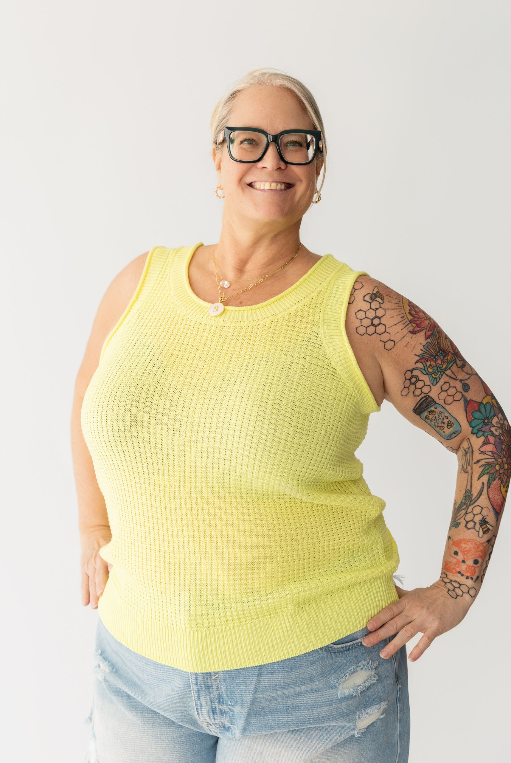 Sleeveless Knit Tank