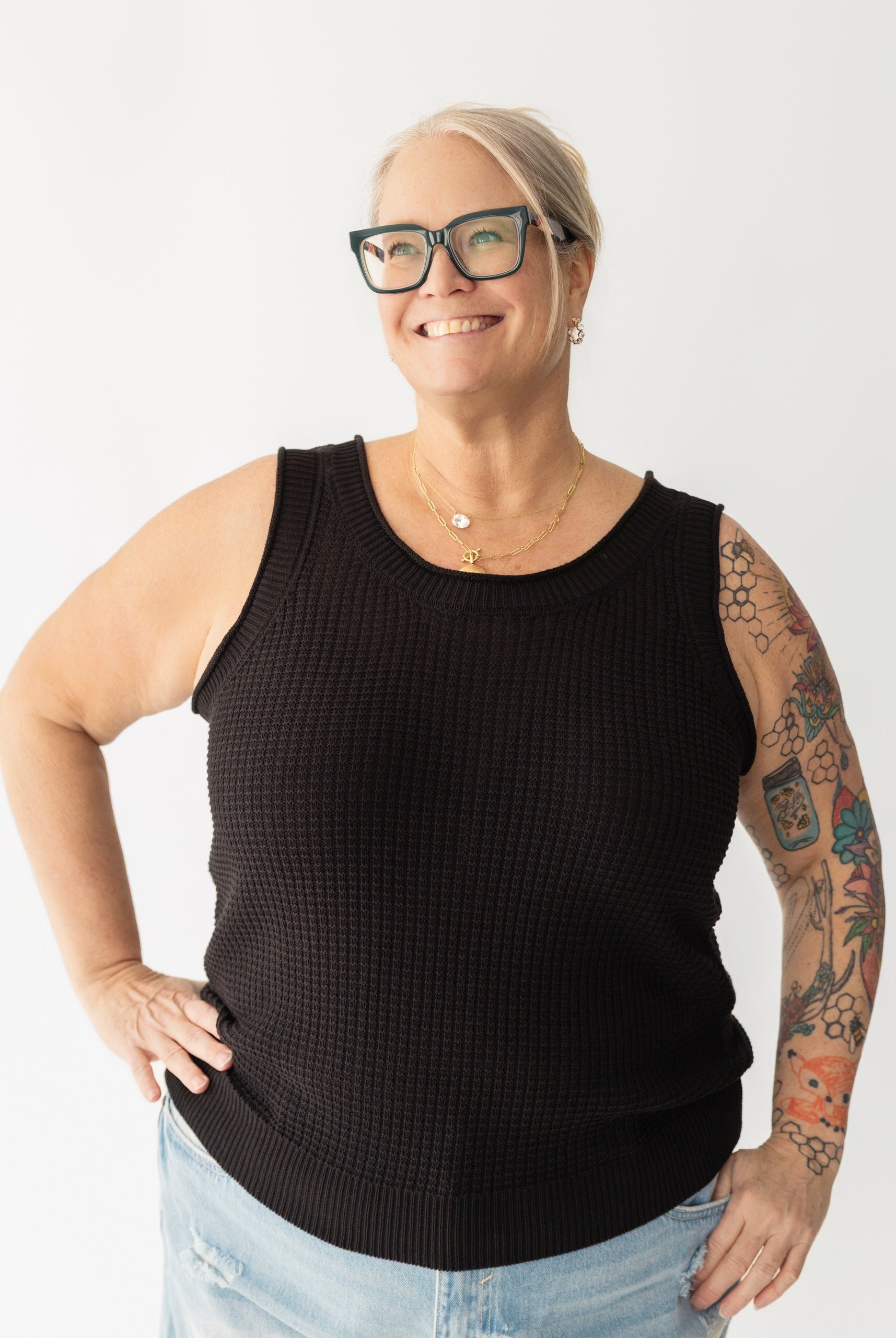Sleeveless Knit Tank