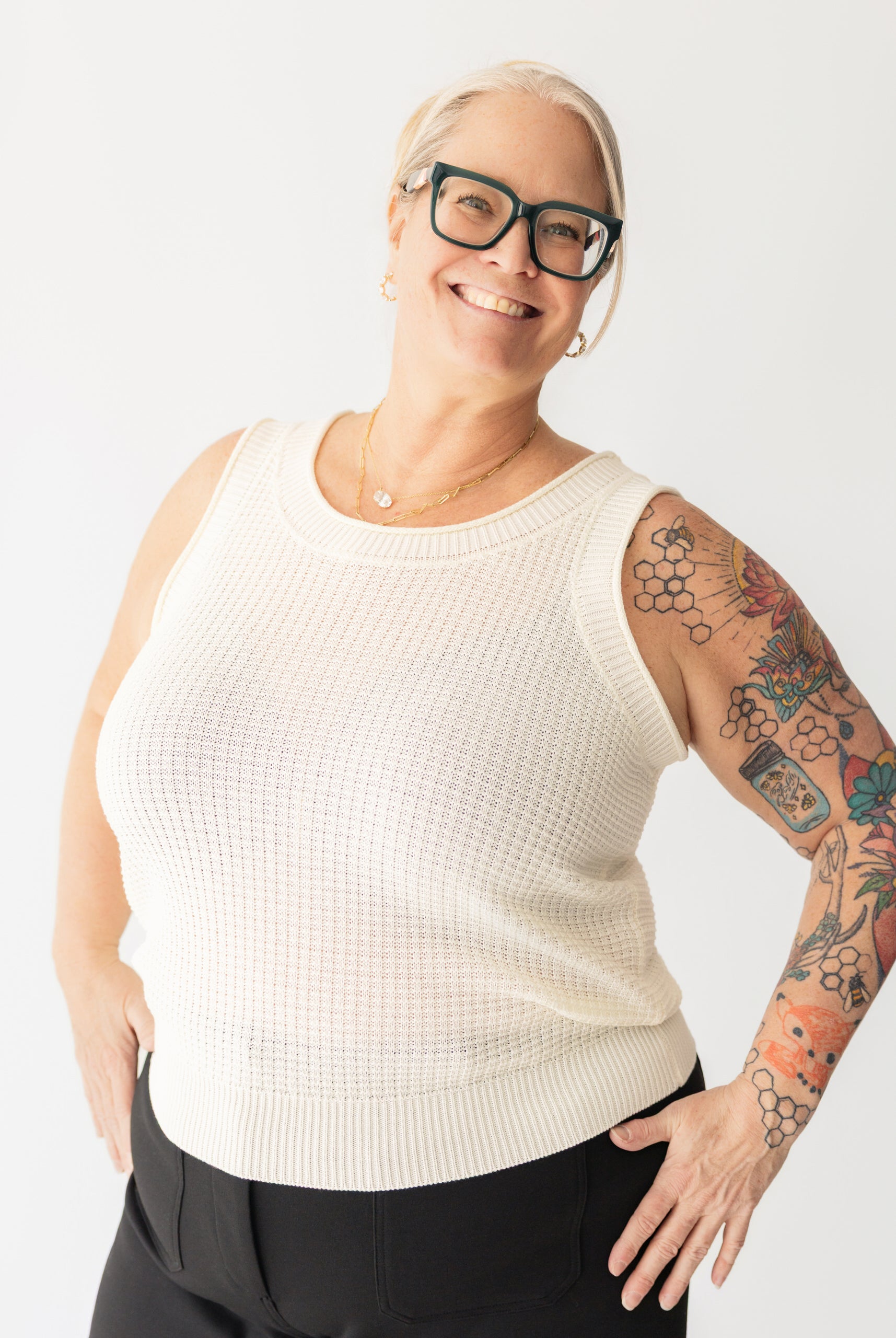 Sleeveless Knit Tank