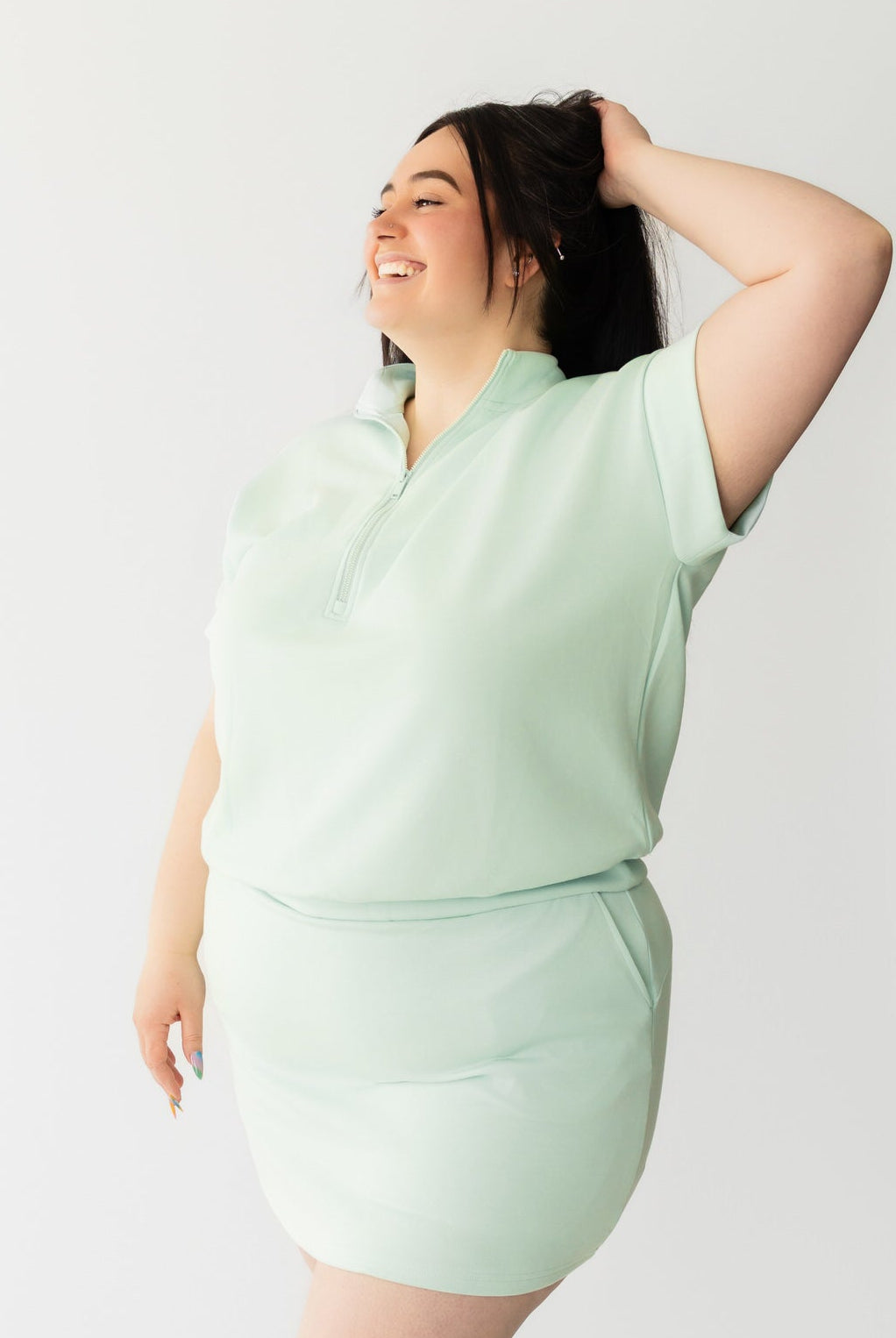Modal Quarter Zip Top