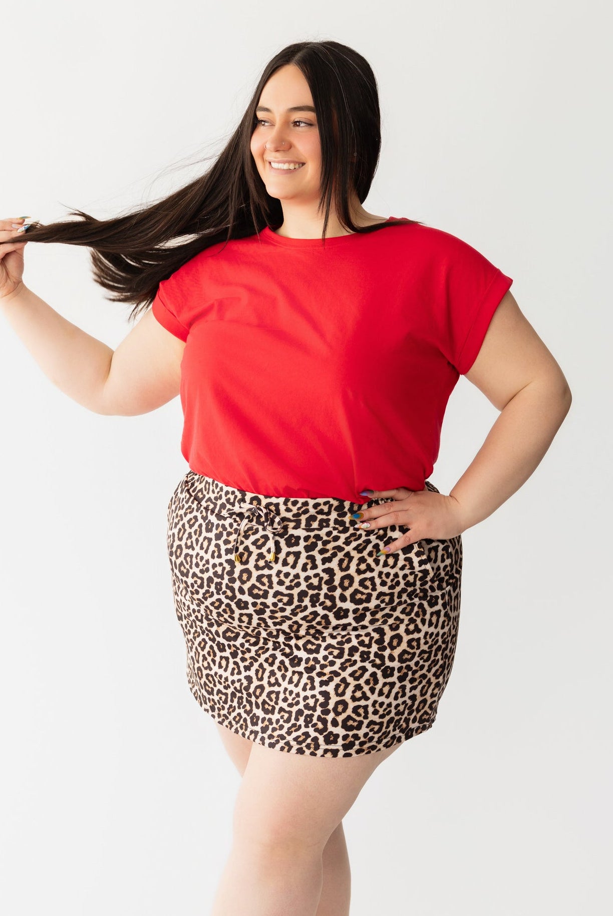 Safari Chic Leopard Skort
