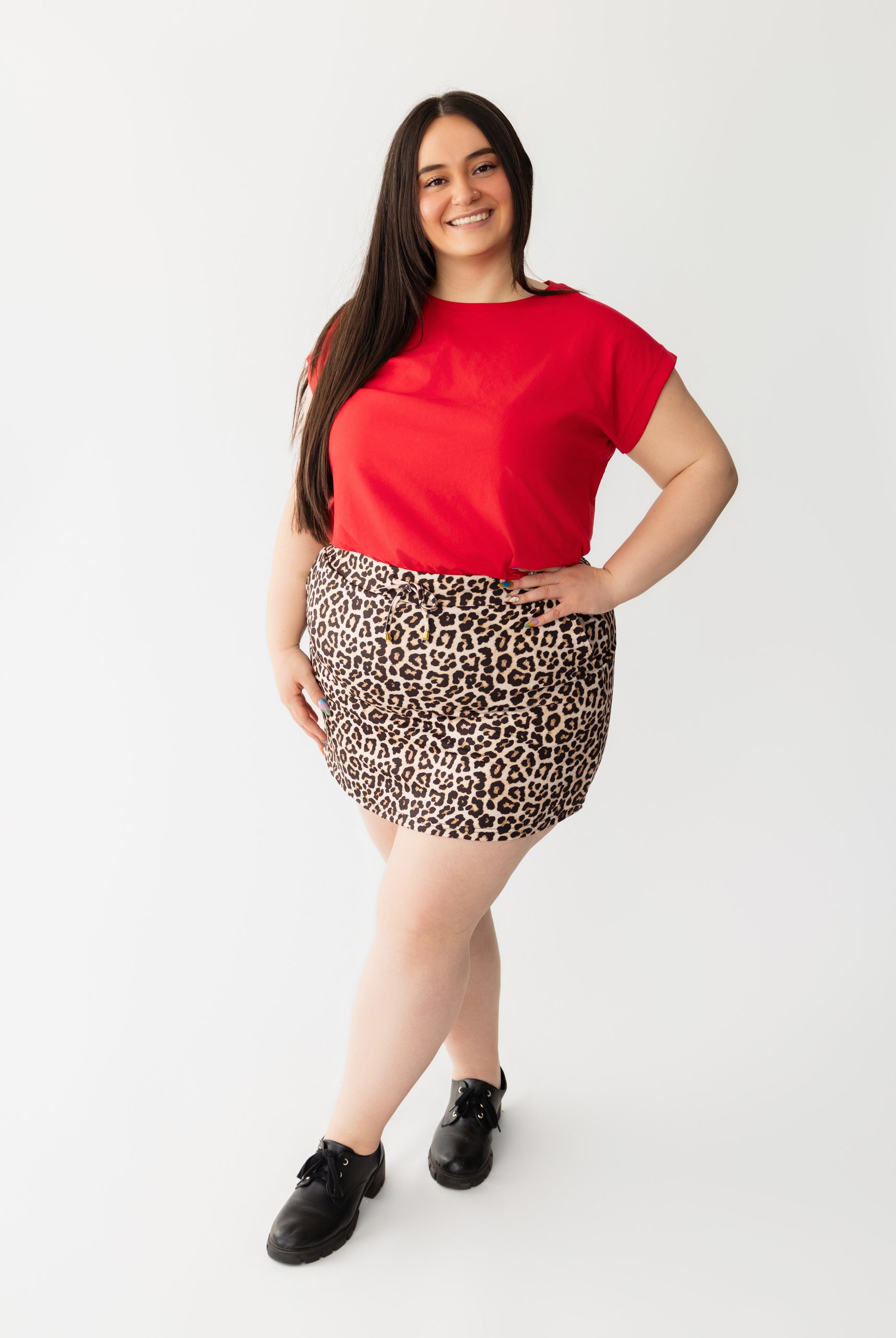 Safari Chic Leopard Skort
