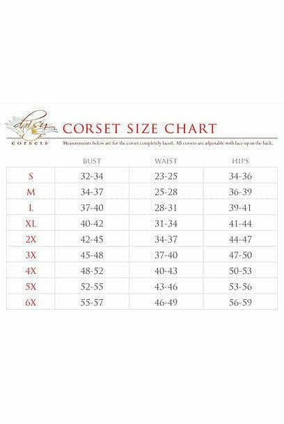 Top Drawer Dark Red Crushed Velvet Double Steel Boned Curvy Cut Waist Cincher Corset