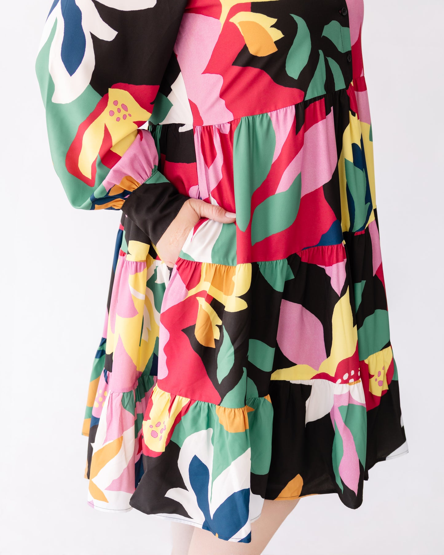 Flirty Floral Shirt Dress