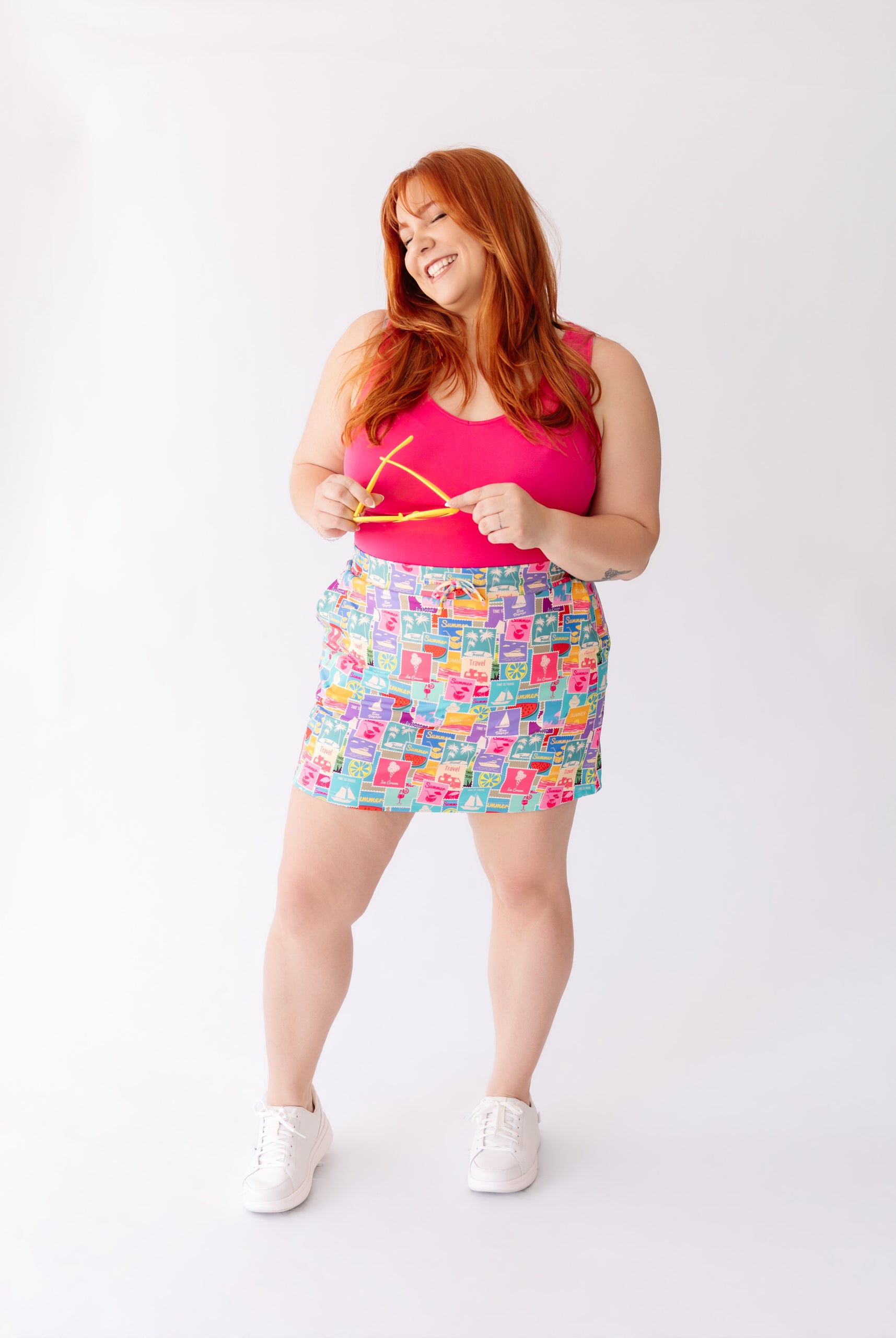 Postmarked in Paradise Skort