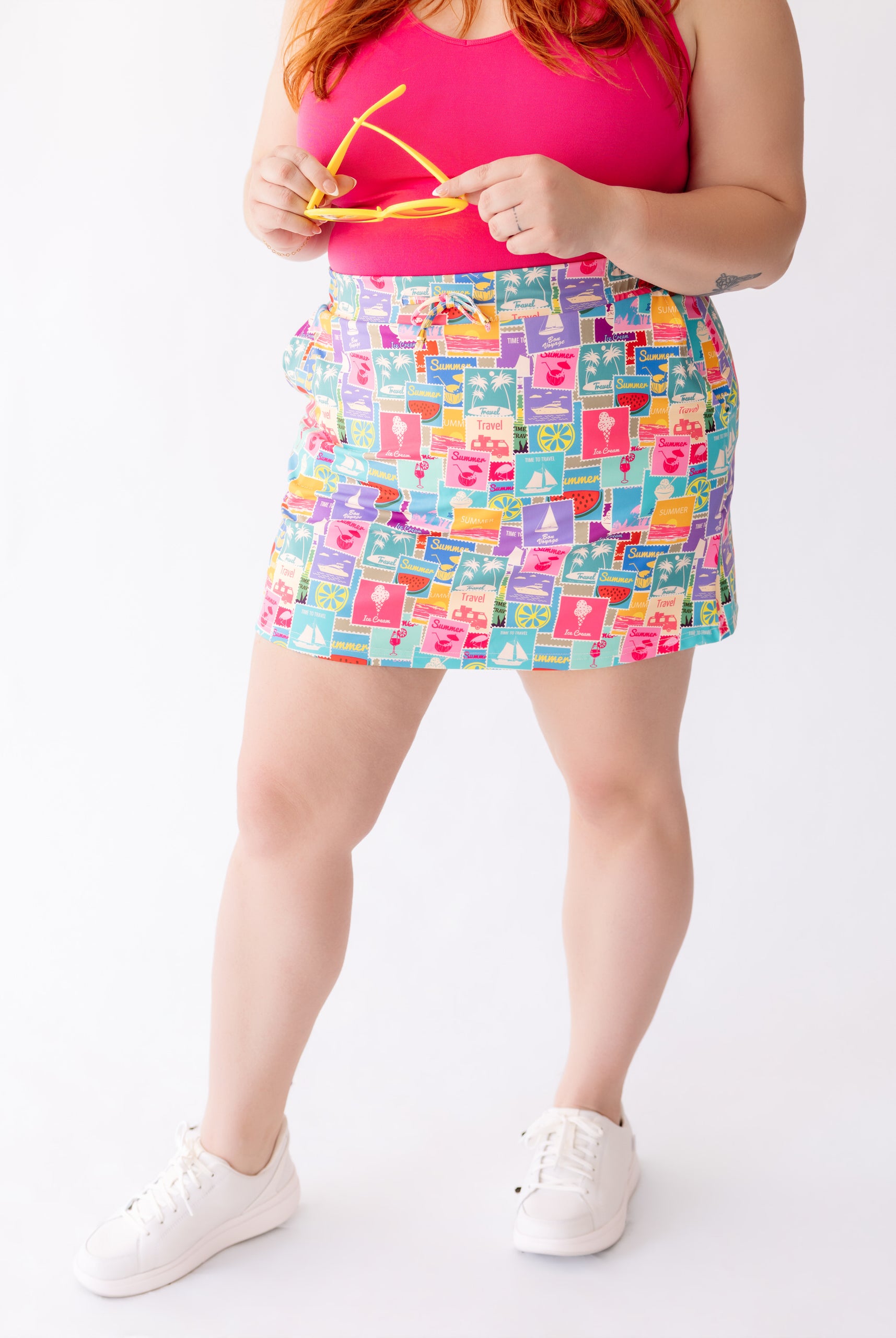 Postmarked in Paradise Skort